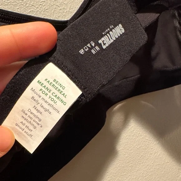 Smoothiez by Aerie Black Mesh Sheer See Through Unlined Wireless Bralette Bra - Picture 8 of 9